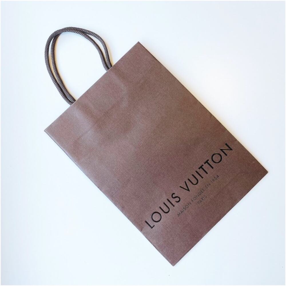 Louis Vuitton Brown Small Gift Shopping Bag